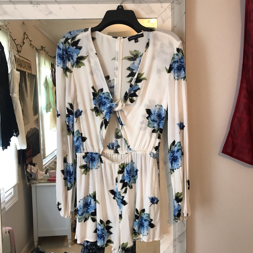 Flower romper from pacsun